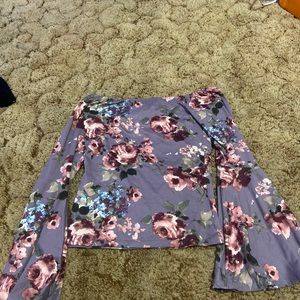 off the shoulder blouse!